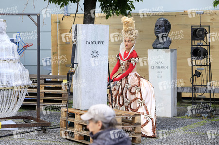 Theaterprobe 'Tartuffe oder Das Schwein der Weisen' in Berlin