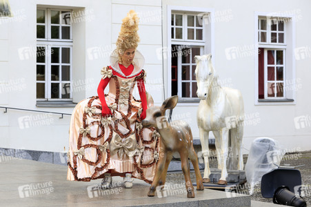 Theaterprobe 'Tartuffe oder Das Schwein der Weisen' in Berlin