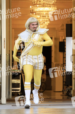 Theaterprobe 'Tartuffe oder Das Schwein der Weisen' in Berlin