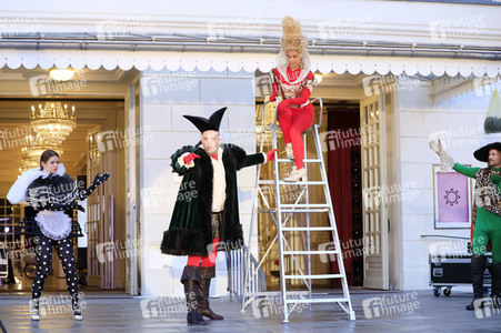 Theaterprobe 'Tartuffe oder Das Schwein der Weisen' in Berlin