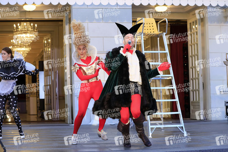 Theaterprobe 'Tartuffe oder Das Schwein der Weisen' in Berlin