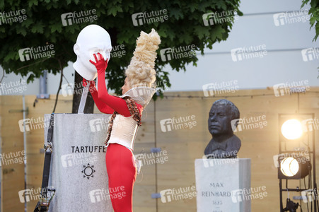 Theaterprobe 'Tartuffe oder Das Schwein der Weisen' in Berlin