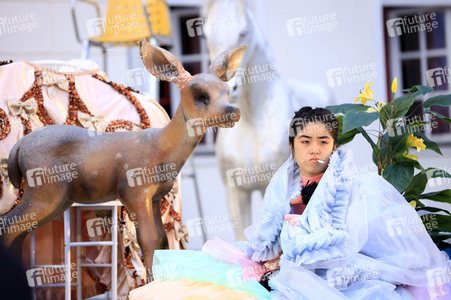 Theaterprobe 'Tartuffe oder Das Schwein der Weisen' in Berlin