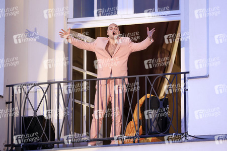 Theaterprobe 'Tartuffe oder Das Schwein der Weisen' in Berlin