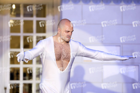 Theaterprobe 'Tartuffe oder Das Schwein der Weisen' in Berlin