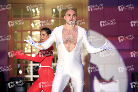 Theaterprobe 'Tartuffe oder Das Schwein der Weisen' in Berlin