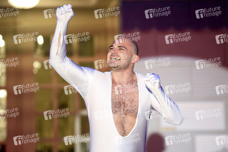 Theaterprobe 'Tartuffe oder Das Schwein der Weisen' in Berlin