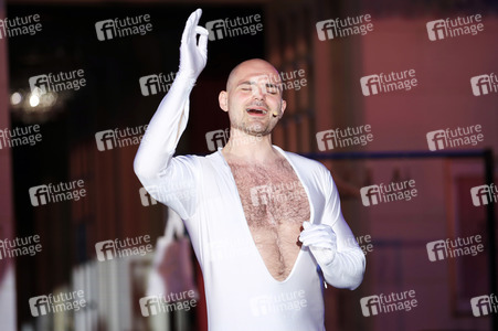 Theaterprobe 'Tartuffe oder Das Schwein der Weisen' in Berlin