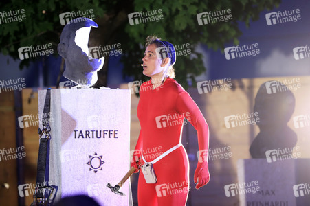 Theaterprobe 'Tartuffe oder Das Schwein der Weisen' in Berlin