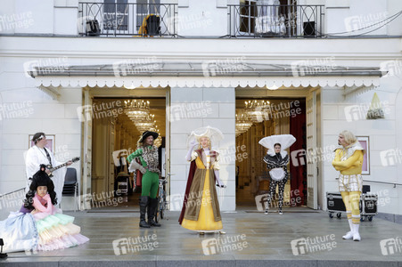 Theaterprobe 'Tartuffe oder Das Schwein der Weisen' in Berlin