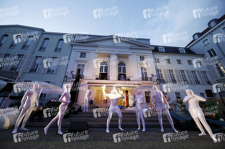 Theaterprobe 'Tartuffe oder Das Schwein der Weisen' in Berlin