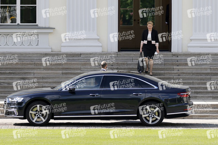 Fototermin mit Frank-Walter Steinmeier, Franziska Giffey und Christine Lambrecht in Berlin