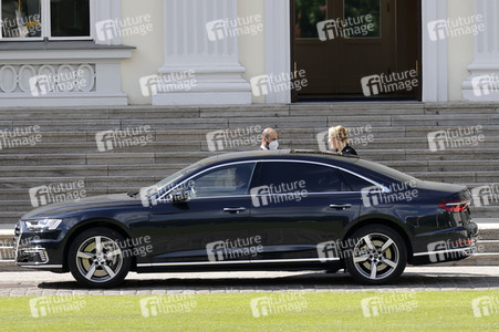 Fototermin mit Frank-Walter Steinmeier, Franziska Giffey und Christine Lambrecht in Berlin