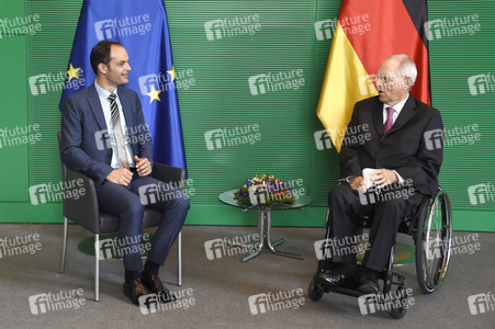 Wolfgang Schäuble empfängt den Außenminister von Slowenien in Berlin