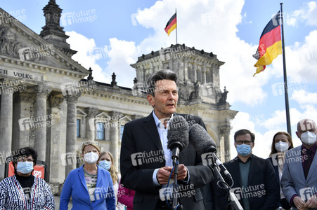 Fototermin der SPD zur sozialdemokratischen Erfolgsbilanz in Berlin