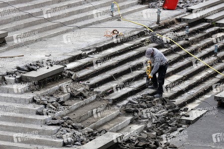 Sanierung der Domtreppe in Köln