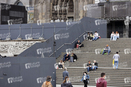 Sanierung der Domtreppe in Köln