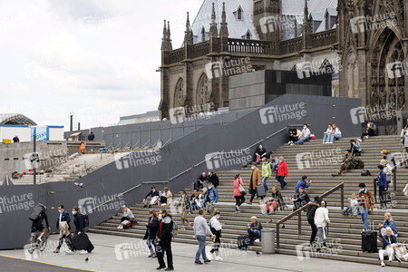 Sanierung der Domtreppe in Köln