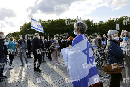 Kundgebung zur Solidarität mit Israel in Berlin