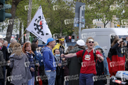 Demonstration von Gegnern der Corona-Politik in Berlin