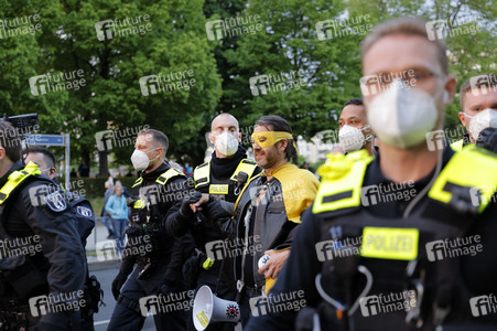 Demonstration von Gegnern der Corona-Politik in Berlin