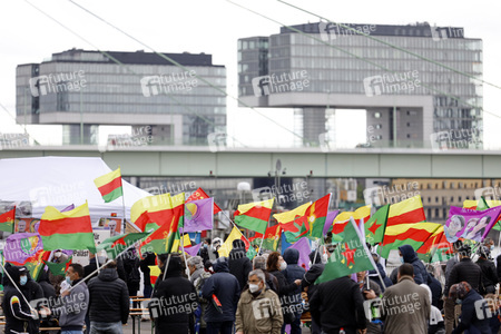Pro-kurdische Demonstration in Köln