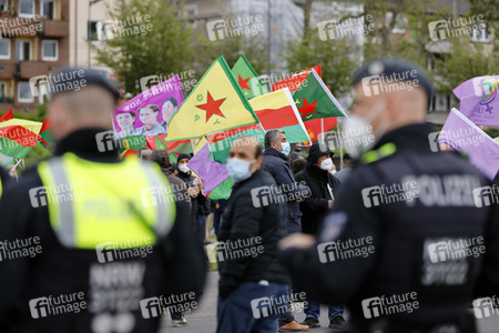 Pro-kurdische Demonstration in Köln