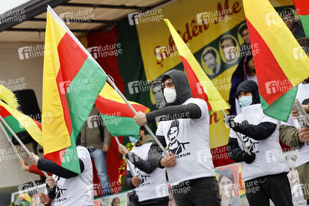 Pro-kurdische Demonstration in Köln