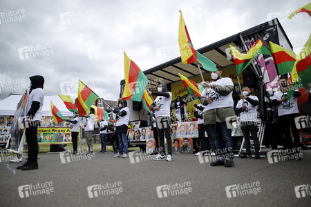 Pro-kurdische Demonstration in Köln