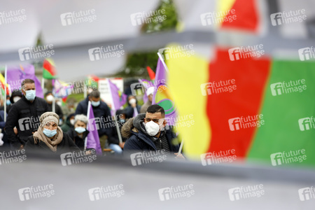 Pro-kurdische Demonstration in Köln