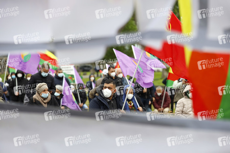 Pro-kurdische Demonstration in Köln