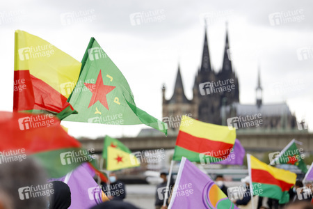 Pro-kurdische Demonstration in Köln