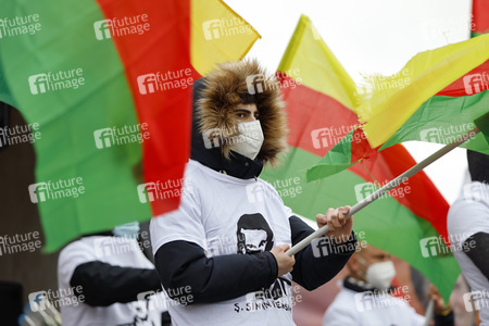Pro-kurdische Demonstration in Köln