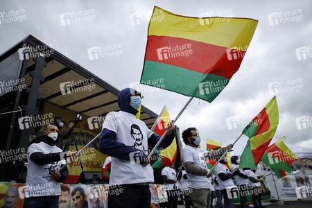 Pro-kurdische Demonstration in Köln