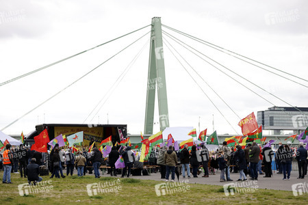 Pro-kurdische Demonstration in Köln