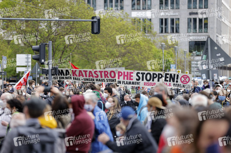Demonstration gegen Mietenwahnsinn in Berlin
