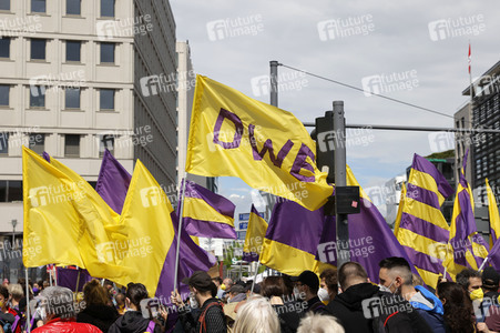 Demonstration gegen Mietenwahnsinn in Berlin