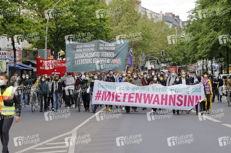 Demonstration gegen Mietenwahnsinn in Berlin