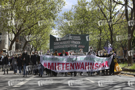 Demonstration gegen Mietenwahnsinn in Berlin