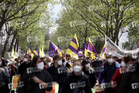 Demonstration gegen Mietenwahnsinn in Berlin