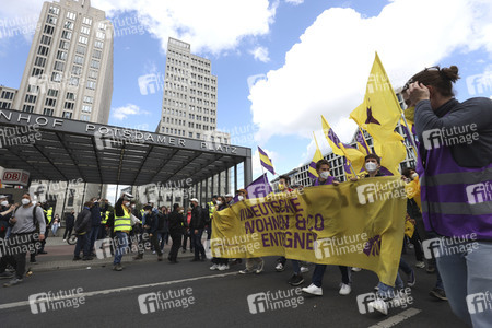 Demonstration gegen Mietenwahnsinn in Berlin