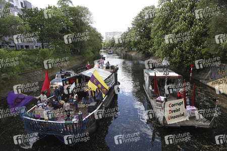 Demonstration gegen Mietenwahnsinn in Berlin