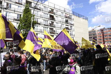 Demonstration gegen Mietenwahnsinn in Berlin