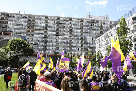 Demonstration gegen Mietenwahnsinn in Berlin