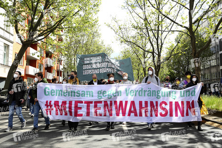 Demonstration gegen Mietenwahnsinn in Berlin