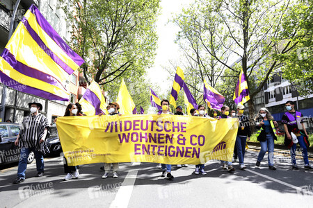 Demonstration gegen Mietenwahnsinn in Berlin
