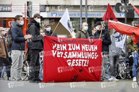 Demo gegen das Versammlungsgesetz NRW in Köln