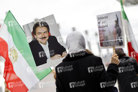 Demo für die Opposition im Iran in Köln