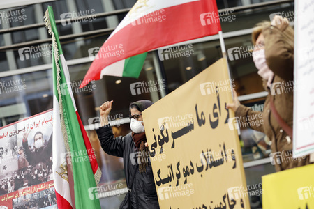Demo für die Opposition im Iran in Köln