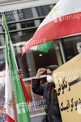 Demo für die Opposition im Iran in Köln